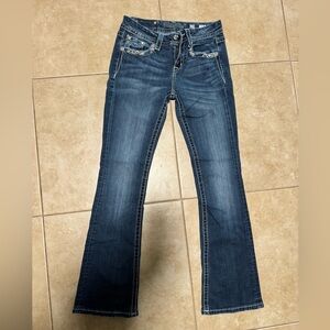 Miss Me Dark Blue Flare Jeans